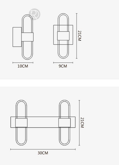 Bac Wall lamp