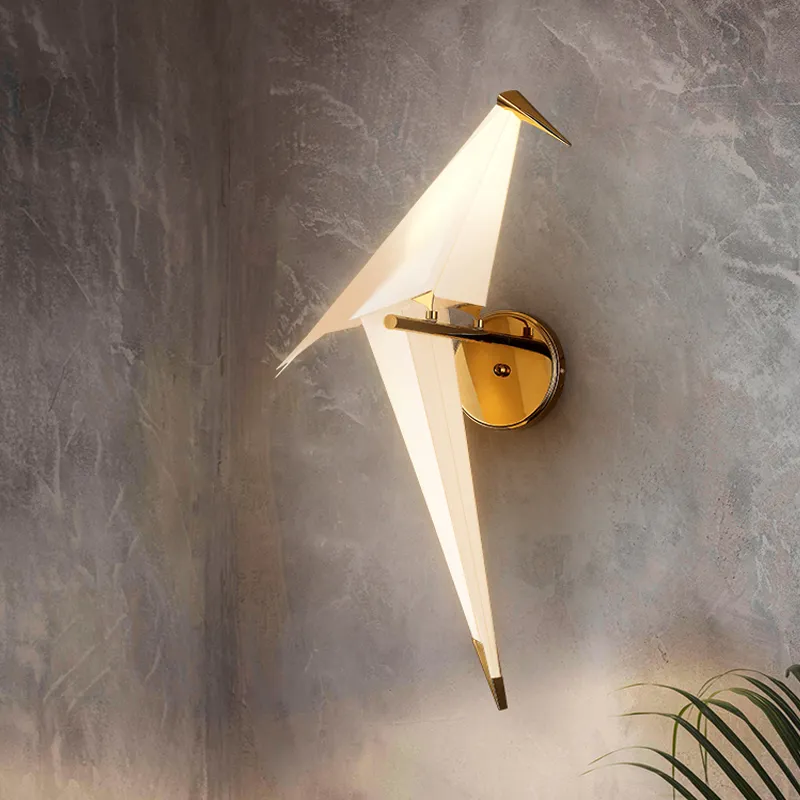 Wall lamp Origami Bird Perch