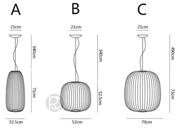 Kam Pendant lamp